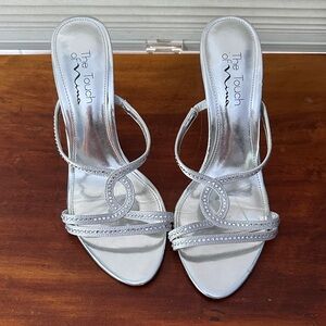 Touch of Nina Elegant Silver Heels